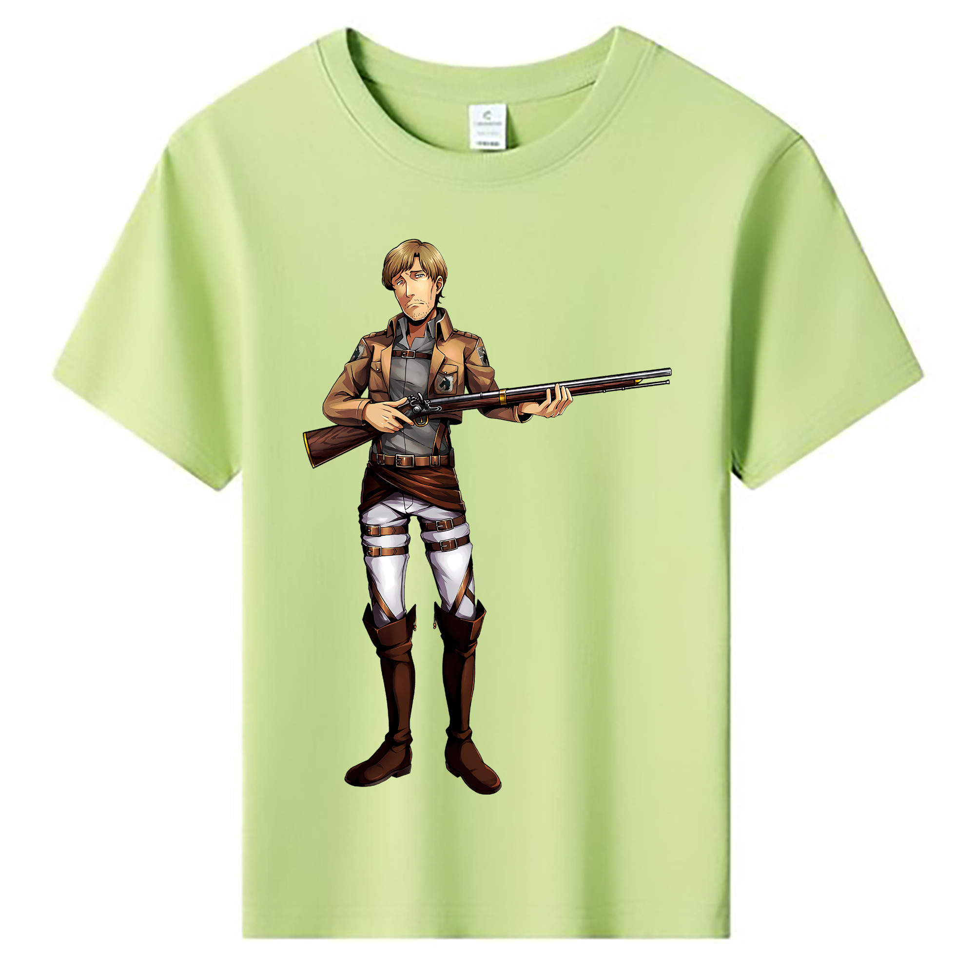 （画像用） 進撃の巨人 Attack on Titan 綿100％キッズTシャツ（フロントプリント）